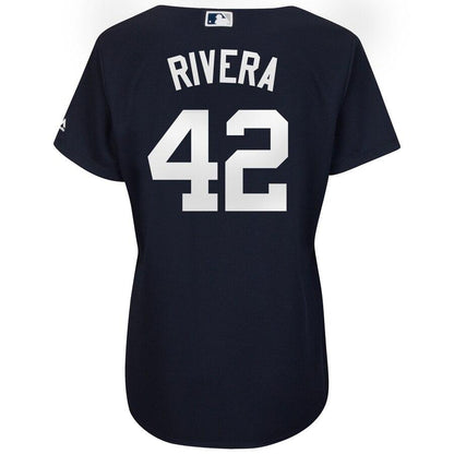 Mariano Rivera 42 New York Yankees Women's Navy 2019 Hall of Fame Cool Base Player Jersey