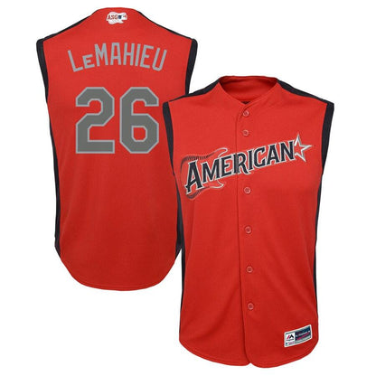 DJ LeMahieu 26 American League Youth Red 2019 MLB All-Star Game Player Jersey