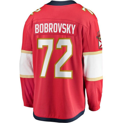 Sergei Bobrovsky Florida Panthers Branded Breakaway Player Jersey – Red