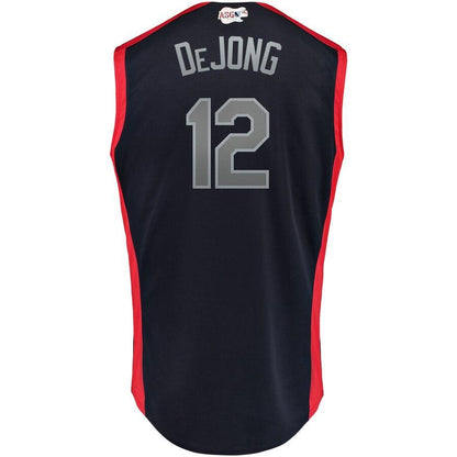 Paul DeJong 12 National League Navy/Red 2019 MLB All-Star Game Workout Player Jersey
