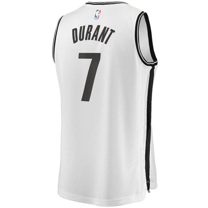 Kevin Durant Brooklyn Nets 2019/20 Fast Break Replica Player Jersey White - Association Edition