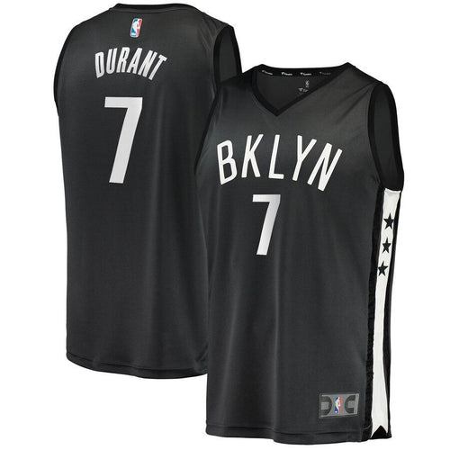 Kevin Durant Brooklyn Nets Charcoal 2019/20 Fast Break Replica Player Jersey - Statement Edition