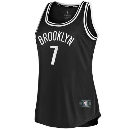 Kevin Durant Brooklyn Nets Women's Fast Break Tank Jersey Black – Icon Edition