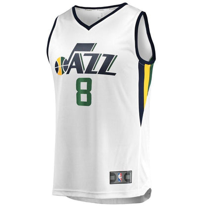 Mike Conley Utah Jazz White Fast Break Replica Jersey – Association Edition
