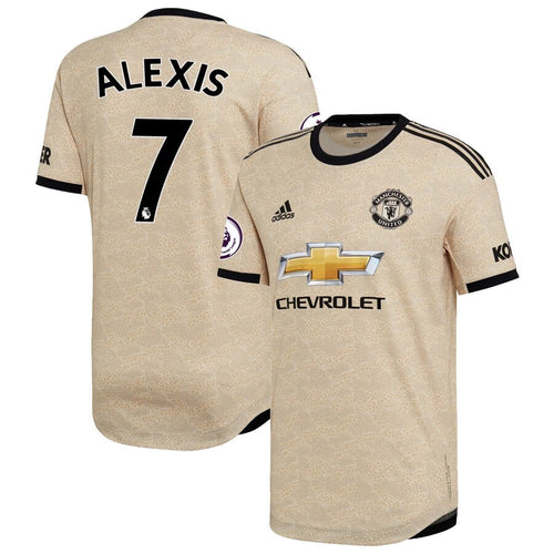 Alexis Sanchez Manchester United adidas 2019/20 Away Authentic Player Jersey - Tan