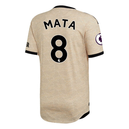 Juan Mata Manchester United adidas 2019/20 Away Authentic Player Jersey - Tan