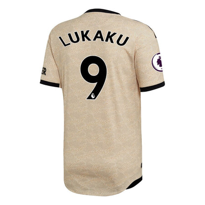 Romelu Lukaku Manchester United adidas 2019/20 Away Authentic Player Jersey - Tan