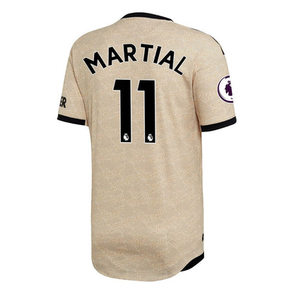 Anthony Martial Manchester United adidas 2019/20 Away Authentic Player Jersey - Tan
