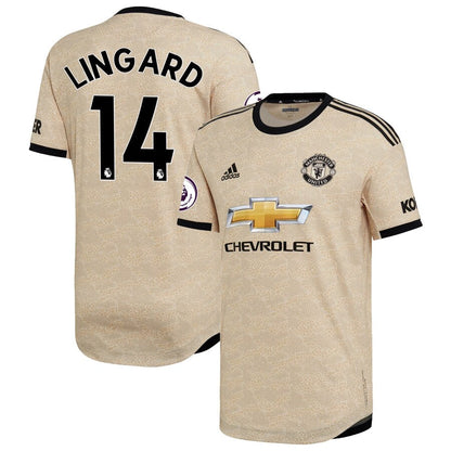 Jesse Lingard Manchester United adidas 2019/20 Away Authentic Player Jersey - Tan