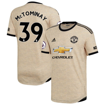 Scott McTominay Manchester United adidas 2019/20 Away Authentic Player Jersey - Tan