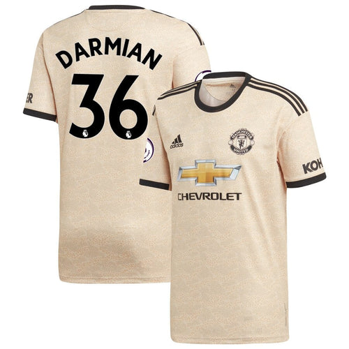 Matteo Darmian Manchester United adidas 2019/20 Away Replica Player Jersey - Tan