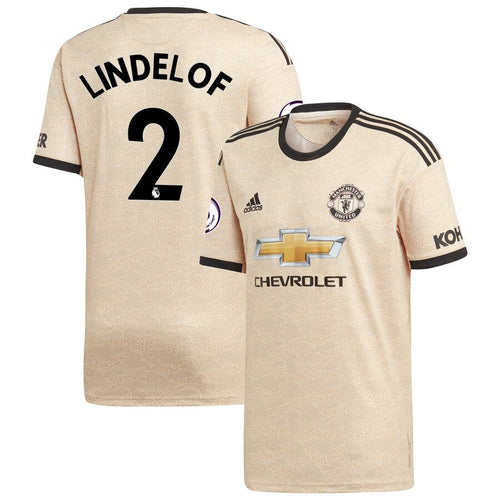Victor Lindelöf Manchester United adidas 2019/20 Away Replica Player Jersey - Tan