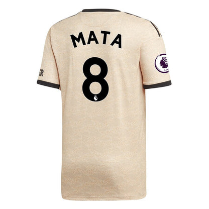 Juan Mata Manchester United adidas 2019/20 Away Replica Player Jersey - Tan