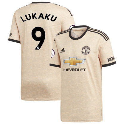 Romelu Lukaku Manchester United adidas 2019/20 Away Replica Player Jersey - Tan