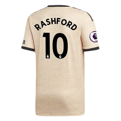 Marcus Rashford Manchester United adidas 2019/20 Away Replica Player Jersey - Tan