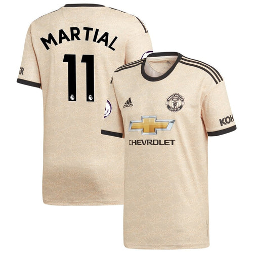 Anthony Martial Manchester United adidas 2019/20 Away Replica Player Jersey - Tan