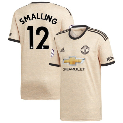 Chris Smalling Manchester United adidas 2019/20 Away Replica Player Jersey - Tan