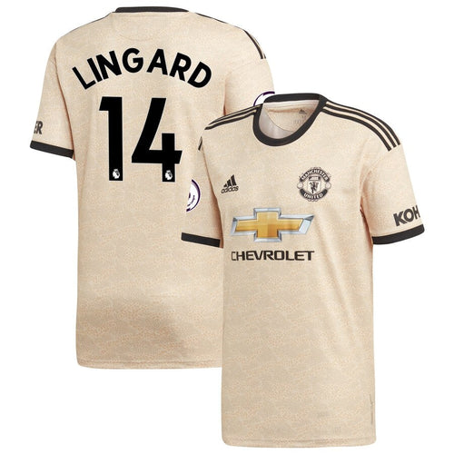Jesse Lingard Manchester United adidas 2019/20 Away Replica Player Jersey - Tan