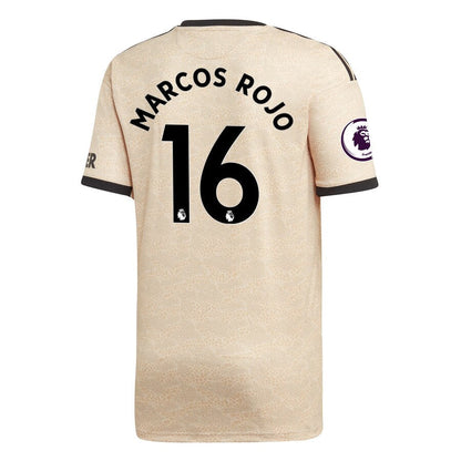 Marcos Rojo Manchester United adidas 2019/20 Away Replica Player Jersey - Tan