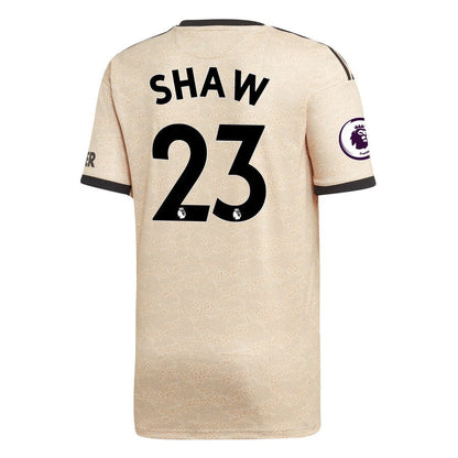 Luke Shaw Manchester United adidas 2019/20 Away Replica Player Jersey - Tan