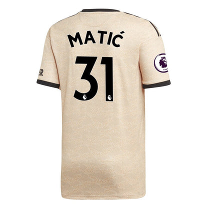 Nemanja Matic Manchester United adidas 2019/20 Away Replica Player Jersey - Tan