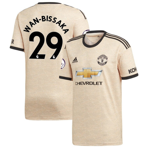 Aaron Wan-Bissaka Manchester United adidas Youth 2019/20 Away Replica Player Jersey - Tan