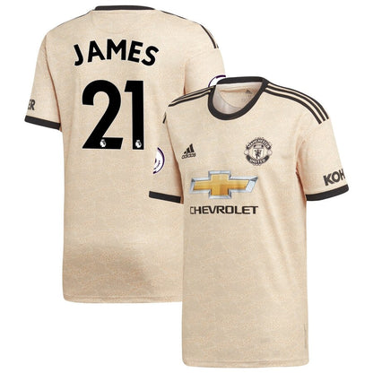 Daniel James Manchester United adidas Youth 2019/20 Away Replica Player Jersey - Tan