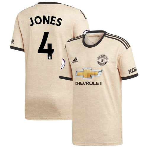 Phil Jones Manchester United adidas Youth 2019/20 Away Replica Player Jersey - Tan