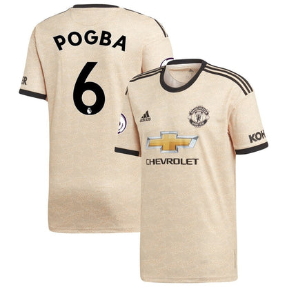 Paul Pogba Manchester United adidas Youth 2019/20 Away Replica Player Jersey - Tan