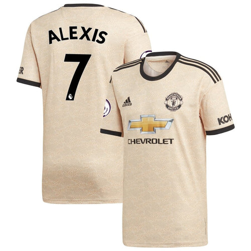 Alexis Sánchez Manchester United adidas Youth 2019/20 Away Replica Player Jersey - Tan