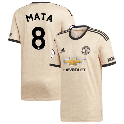 Juan Mata Manchester United adidas Youth 2019/20 Away Replica Player Jersey - Tan