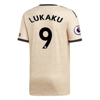 Romelu Lukaku Manchester United adidas Youth 2019/20 Away Replica Player Jersey - Tan