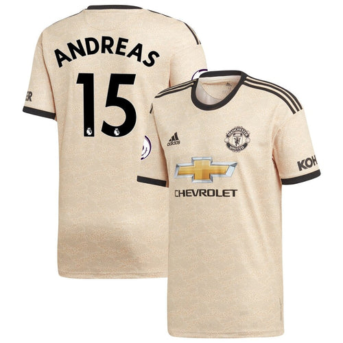 Andreas Pereira Manchester United adidas Youth 2019/20 Away Replica Player Jersey - Tan