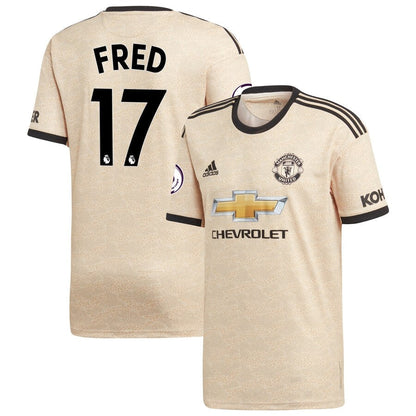 Fred Manchester United adidas Youth 2019/20 Away Replica Player Jersey - Tan