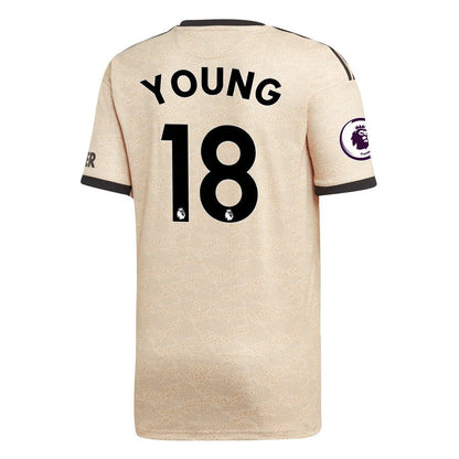 Ashley Young Manchester United adidas Youth 2019/20 Away Replica Player Jersey - Tan