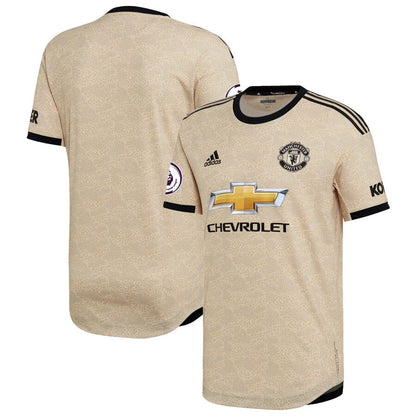 Manchester United adidas 2019/20 Away Authentic Jersey - Tan