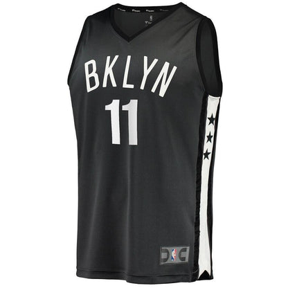 Kyrie Irving Brooklyn Nets Fast Break Replica Jersey Charcoal – Statement Edition