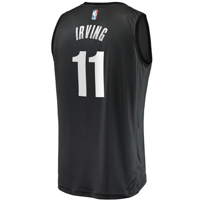 Kyrie Irving Brooklyn Nets Fast Break Replica Jersey Charcoal – Statement Edition