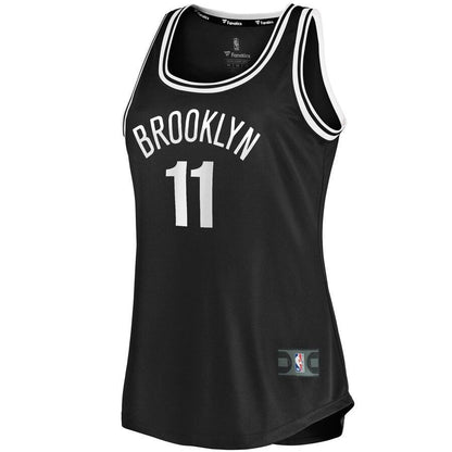 Kyrie Irving Brooklyn Nets Women's Fast Break Tank Jersey Black – Icon Edition