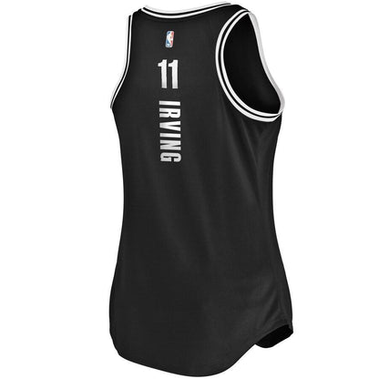 Kyrie Irving Brooklyn Nets Women's Fast Break Tank Jersey Black – Icon Edition