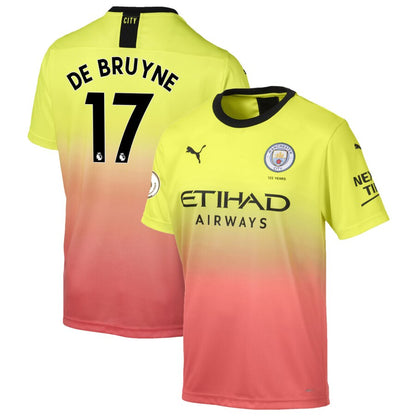 Kevin De Bruyne Manchester City Puma 2019/20 Third Replica Player Jersey – Yellow