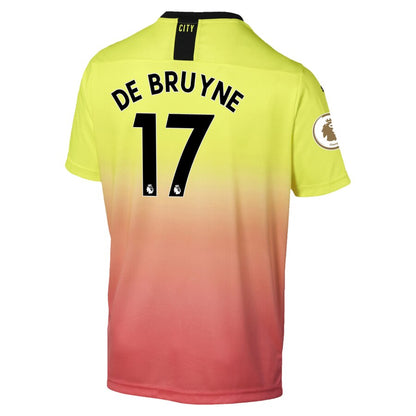 Kevin De Bruyne Manchester City Puma 2019/20 Third Replica Player Jersey – Yellow