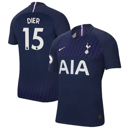 Eric Dier Tottenham Hotspur Nike 2019/20 Away Authentic Vapor Match Player Jersey – Blue