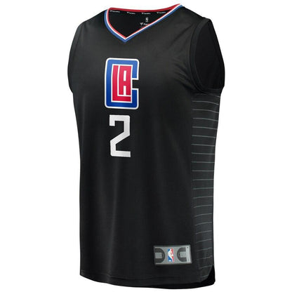 Kawhi Leonard LA Clippers Fast Break Replica Jersey Black – Statement Edition