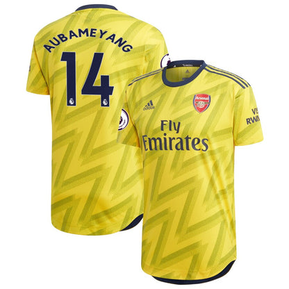 Pierre-Emerick Aubameyang Arsenal adidas 2019/20 Away Authentic Player Jersey – Yellow