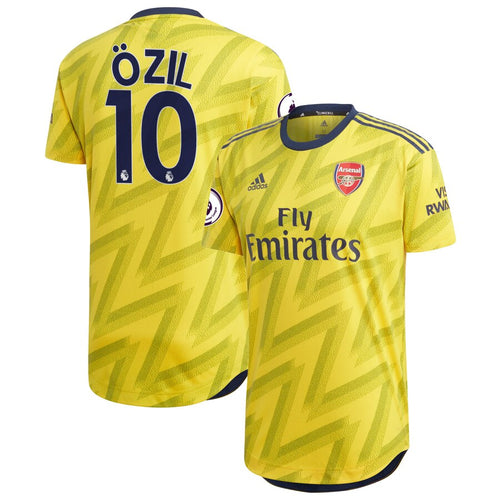 Mesut Özil Arsenal adidas 2019/20 Away Authentic Player Jersey – Yellow