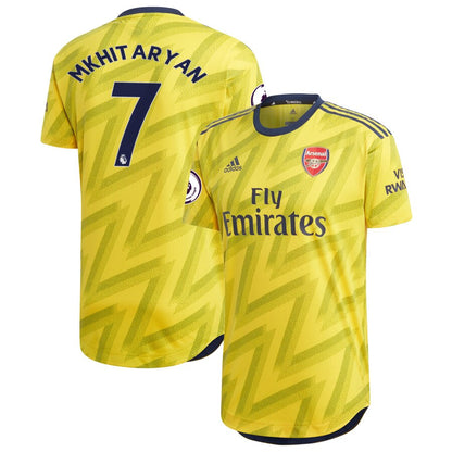 Henrikh Mkhitaryan Arsenal adidas 2019/20 Away Authentic Player Jersey – Yellow