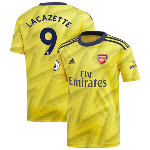 Alexandre Lacazette Arsenal adidas Youth 2019/20 Away Replica Player Jersey – Yellow