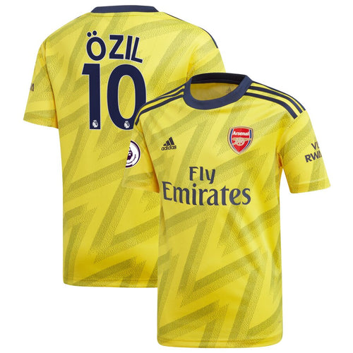 Mesut Özil Arsenal adidas Youth 2019/20 Away Replica Player Jersey – Yellow