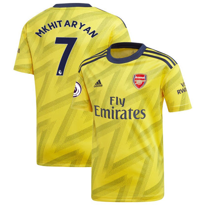 Henrikh Mkhitaryan Arsenal adidas Youth 2019/20 Away Replica Player Jersey – Yellow